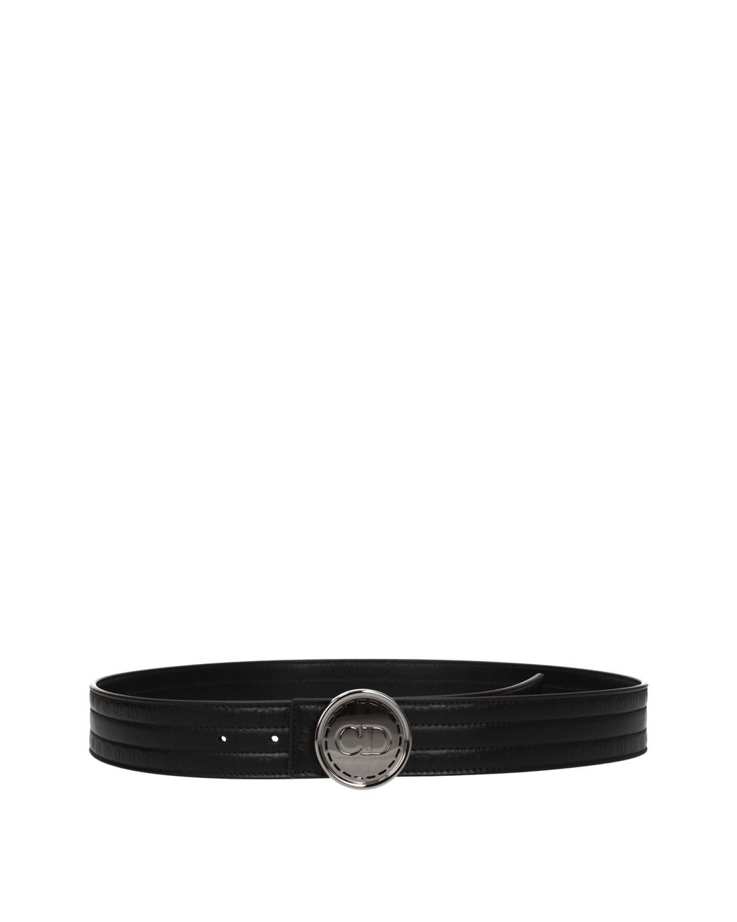 Dior Black Cinture Uomo Pelle Nero