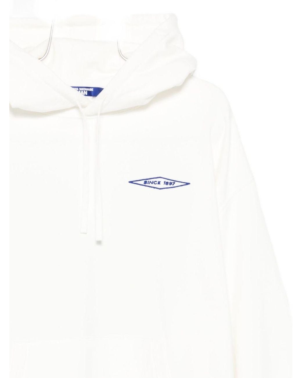 Sweat à capuche en coton du logo Junya Watanabe pour homme en coloris White