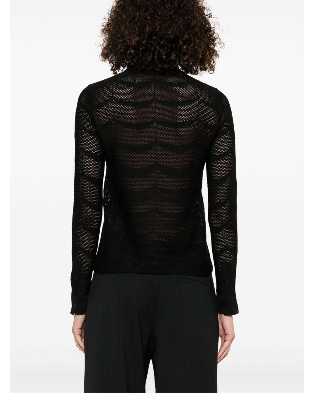 Tom Ford Black Cotton And Silk Shirt
