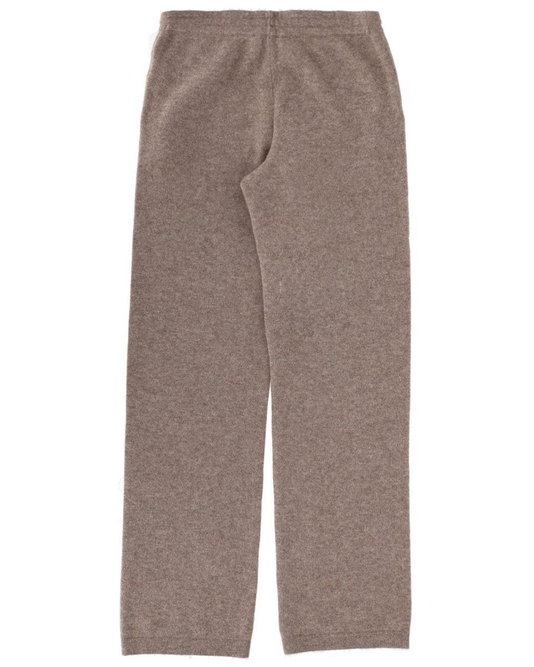 SPORTY&RICH Gray Cashmere Pants