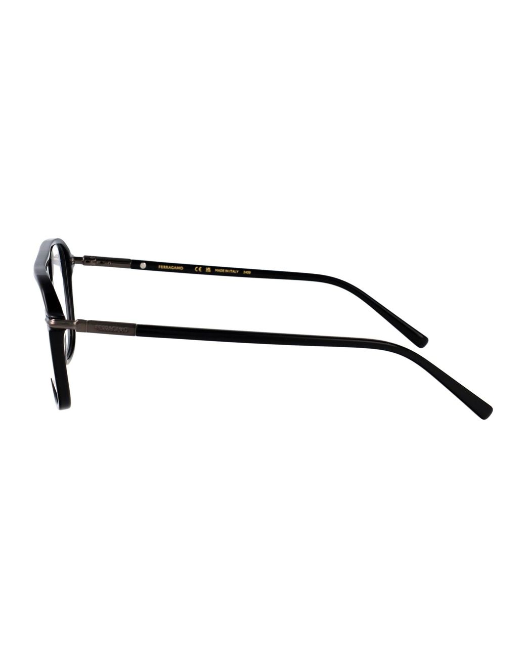 Ferragamo Black Acetate Glasses for men