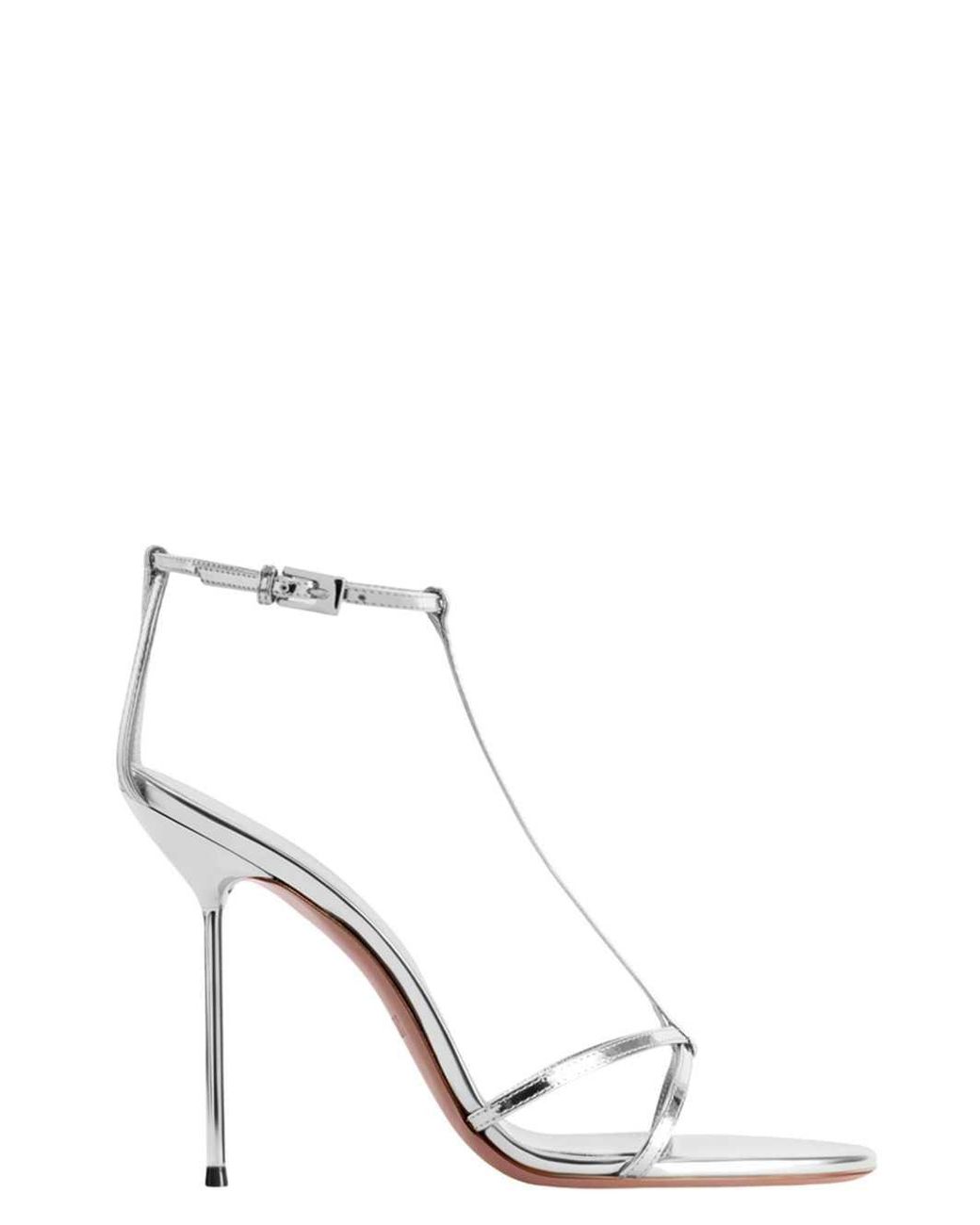 Paris Texas Metallic Lidia T-Strap Sandal 105