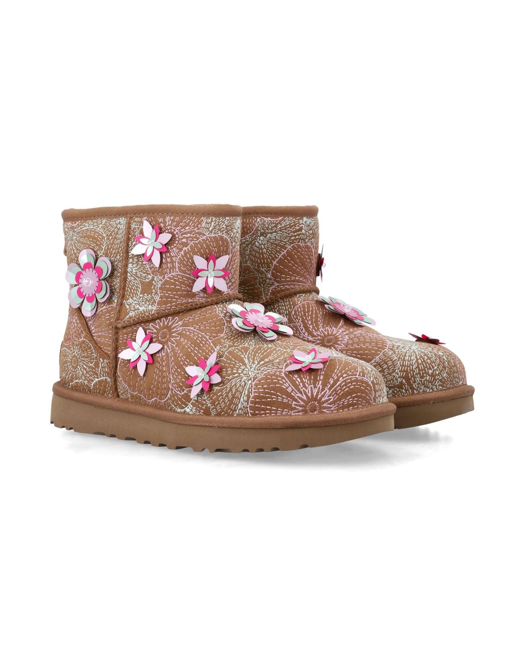 Ugg Pink Classic Mini Meadow Boots