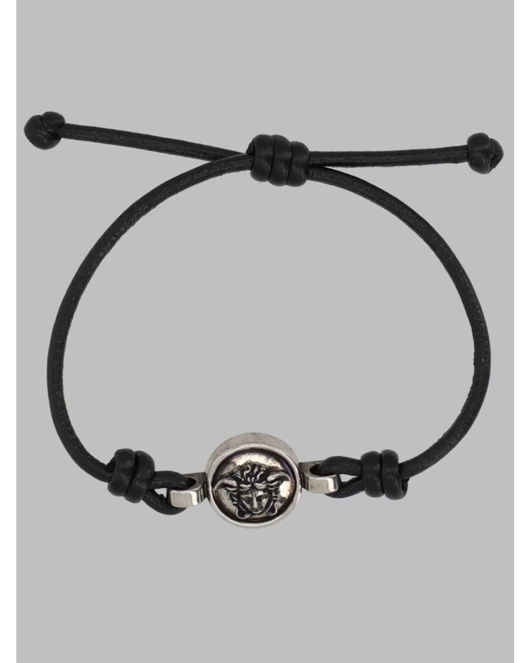 Versace Metallic Style Medusa Chain Bracelet