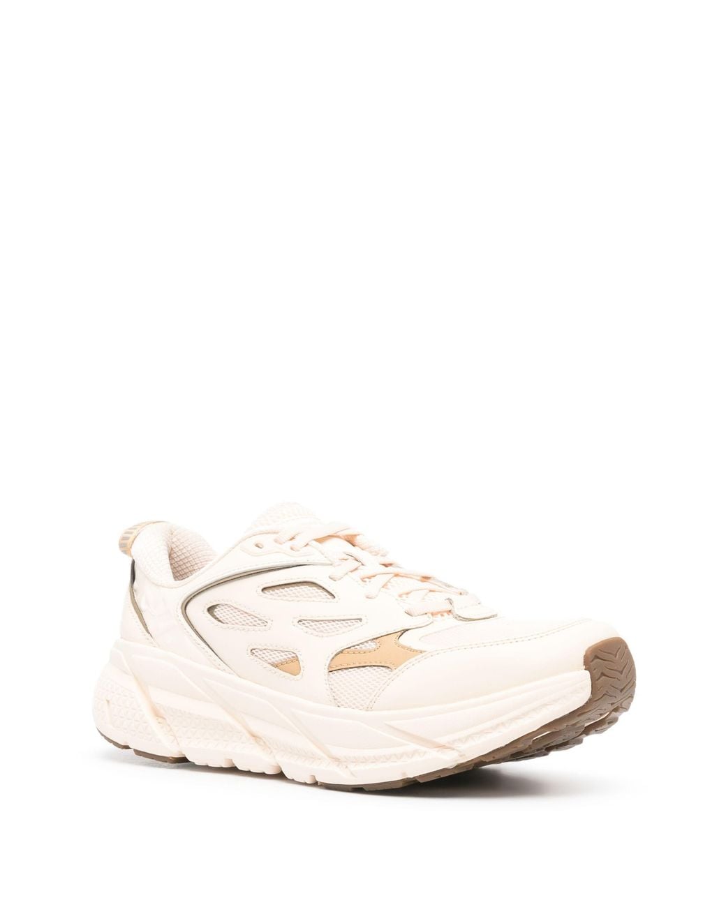 Hoka One One White U Clifton Athletics Shoes for men