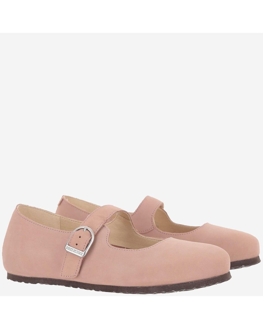 Birkenstock Pink Ballerinas Santa Clarita Leather Sandal