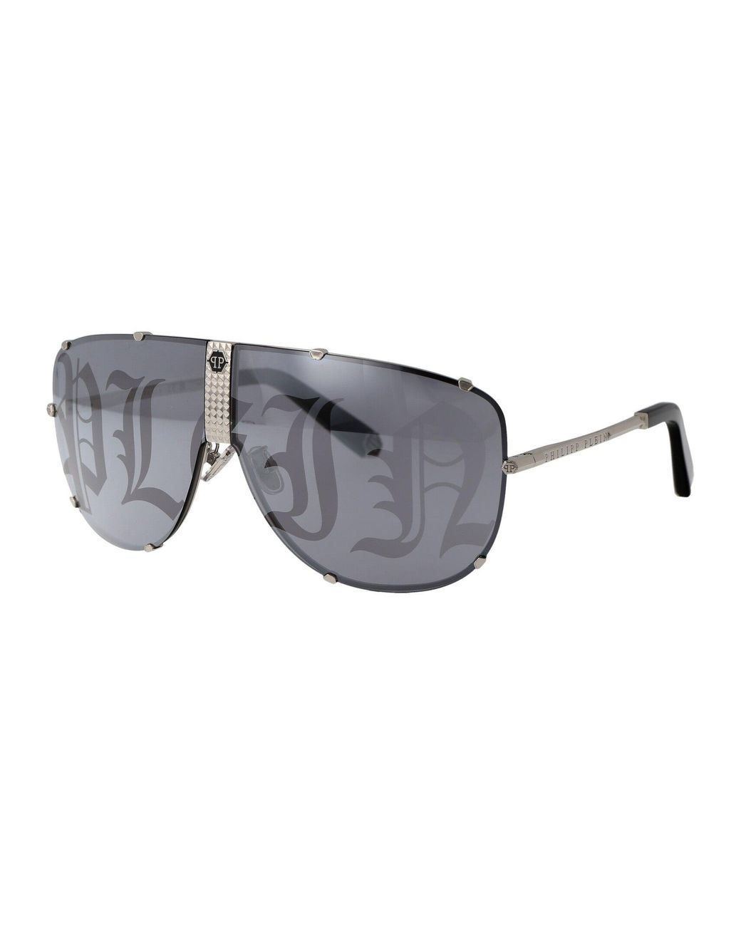 Philipp Plein Gray Sunglasses