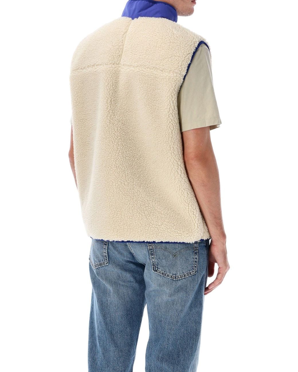Patagonia Blue Classic Retro-X Fleece Vest for men