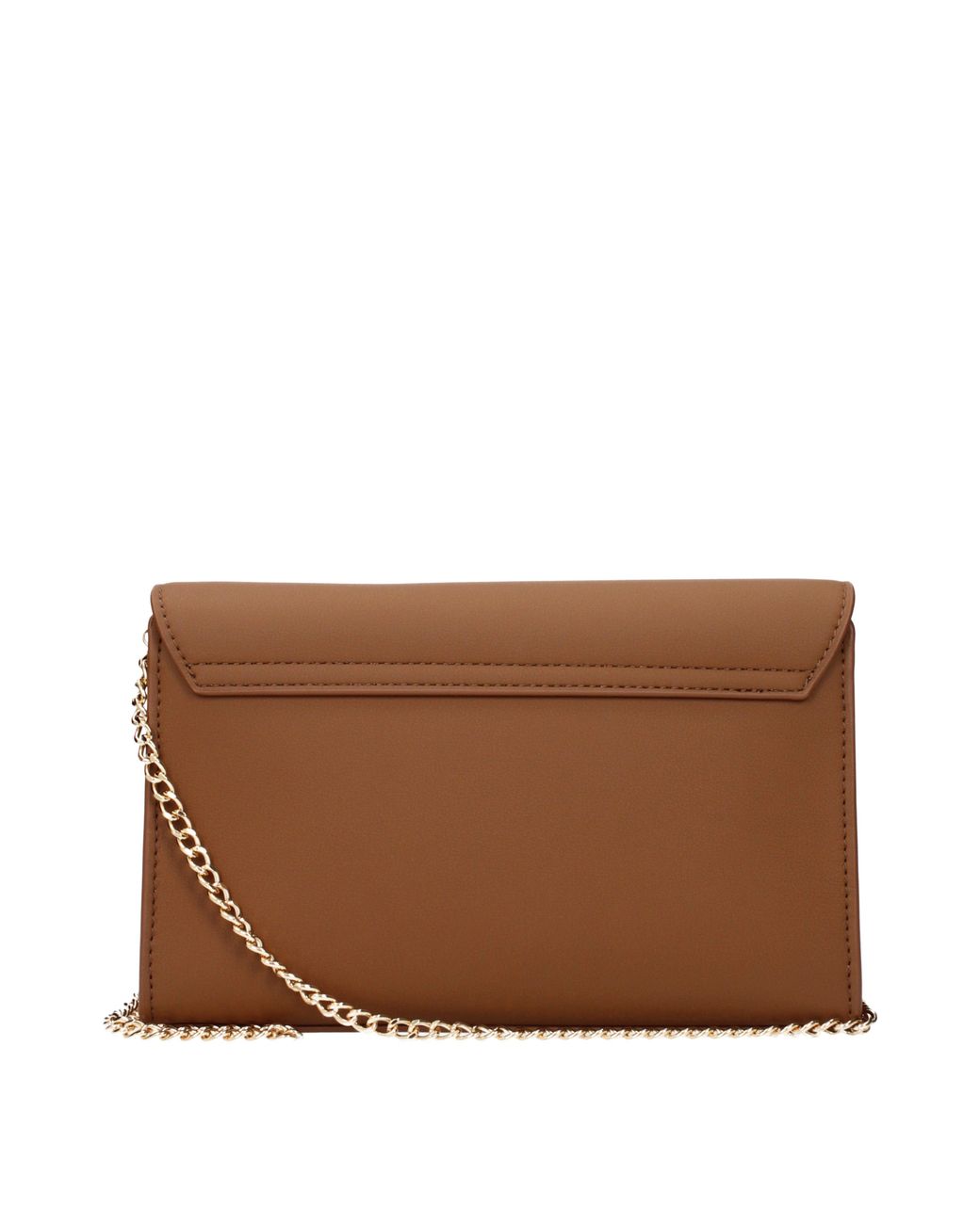 Love Moschino Brown Pochette Polyurethane/Camel