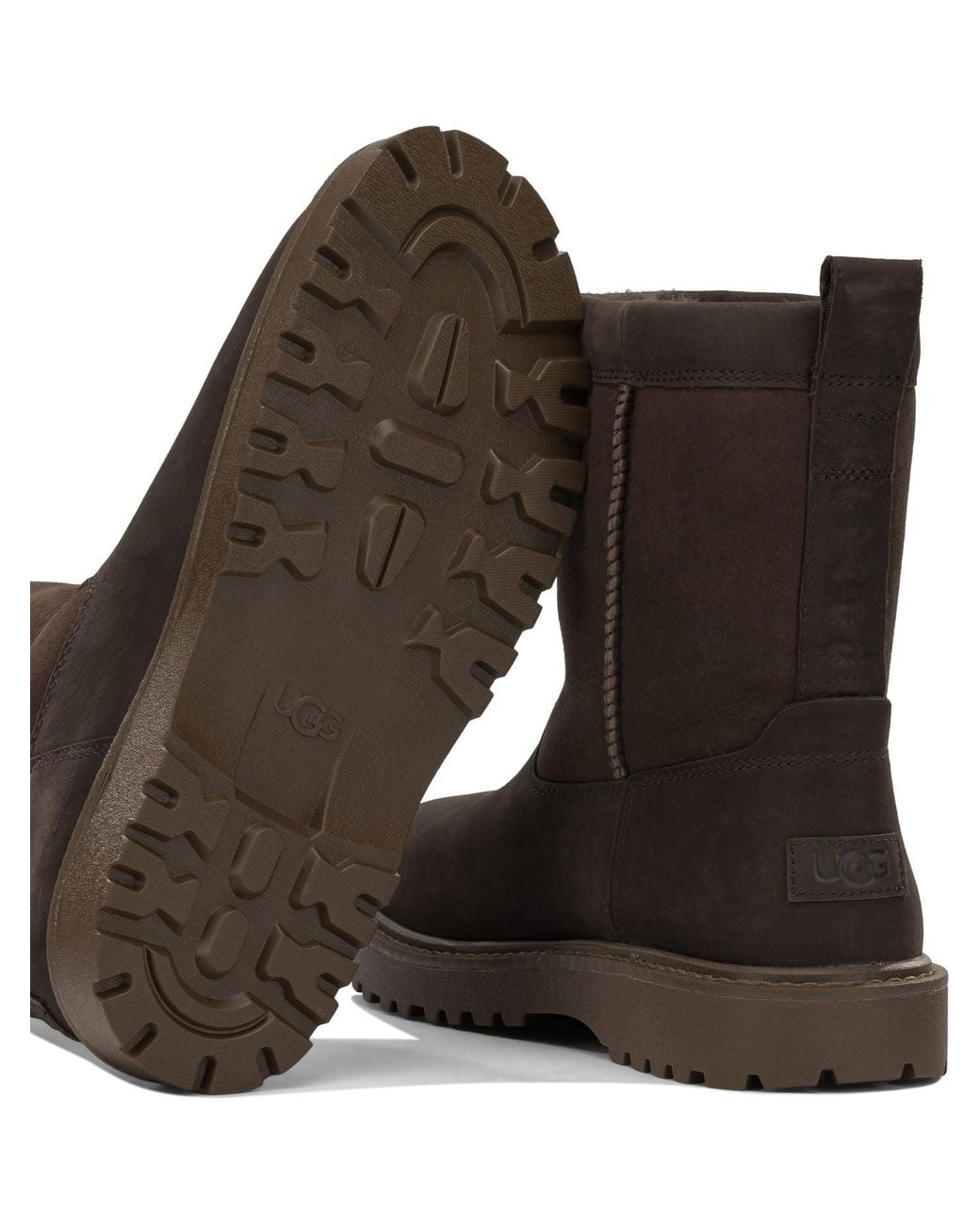 Ugg Brown "Birch Ii" Pull-On Ankle Boots
