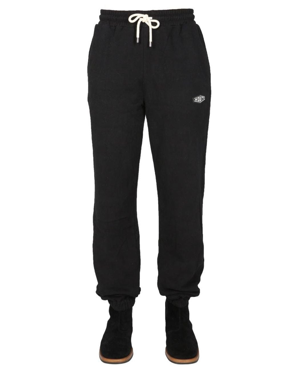 MOUTY Black Biggie Jogging Trousers for men