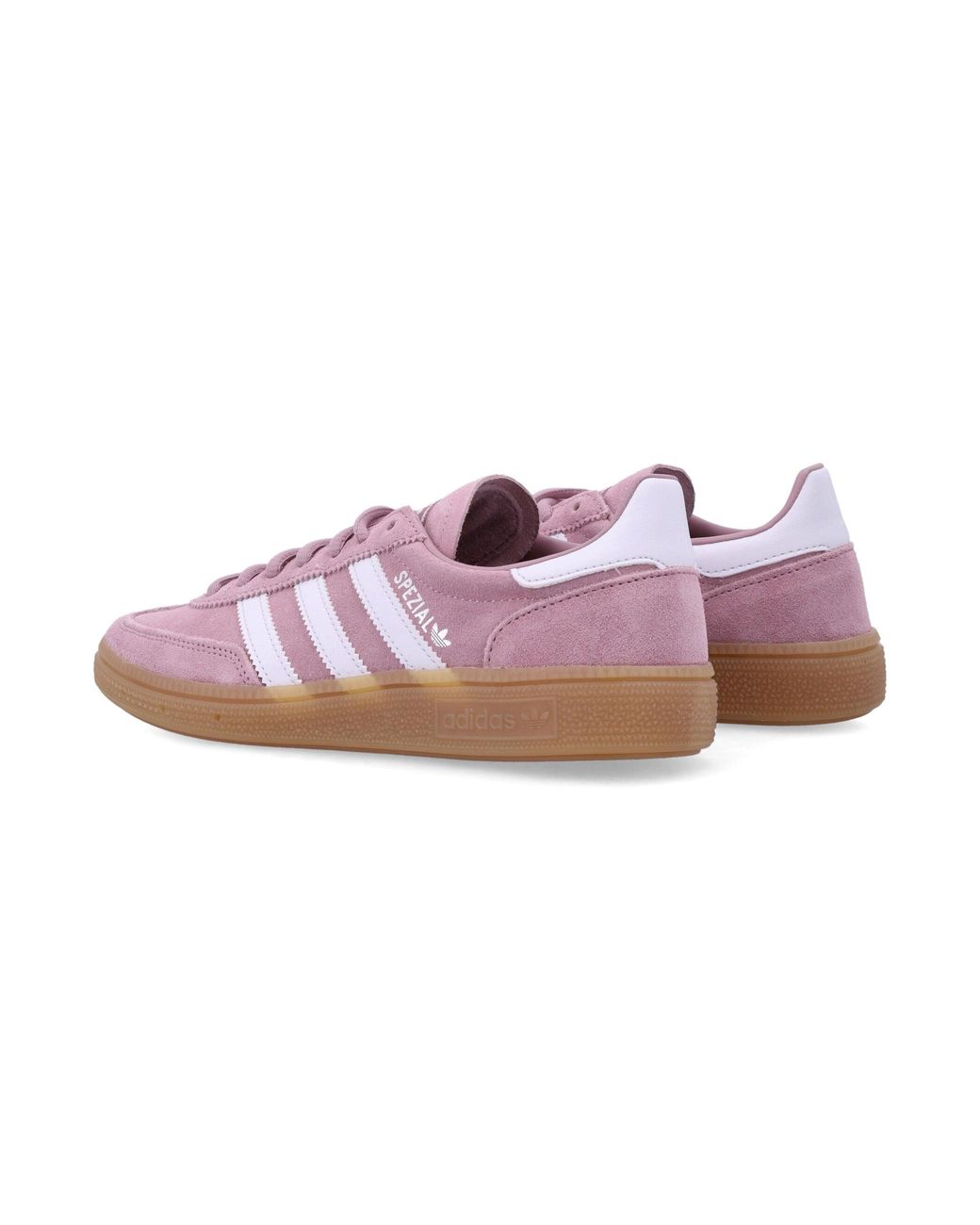 Adidas Originals Pink Girls Suede Low-Top Sneakers