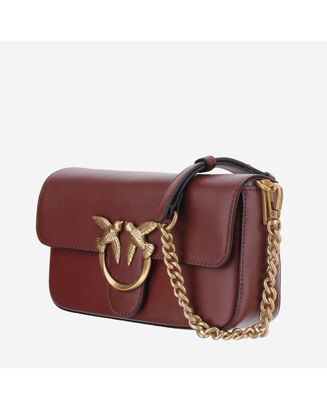 Pinko Red Logo Shoulder Bag