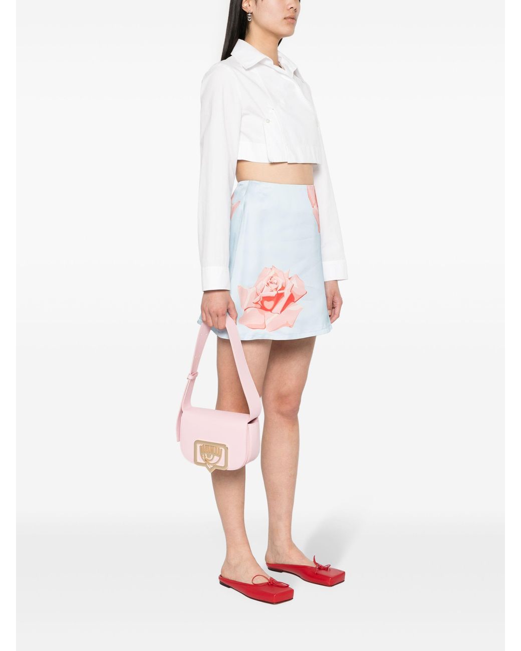 Chiara Ferragni White Eyelike Buckle, Sketch 09 Bags for men