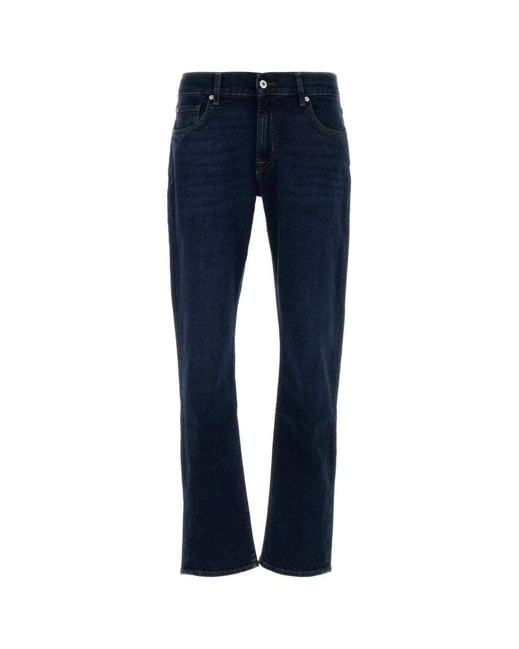 7 For All Mankind Blue Stretch Denim Jeans for men