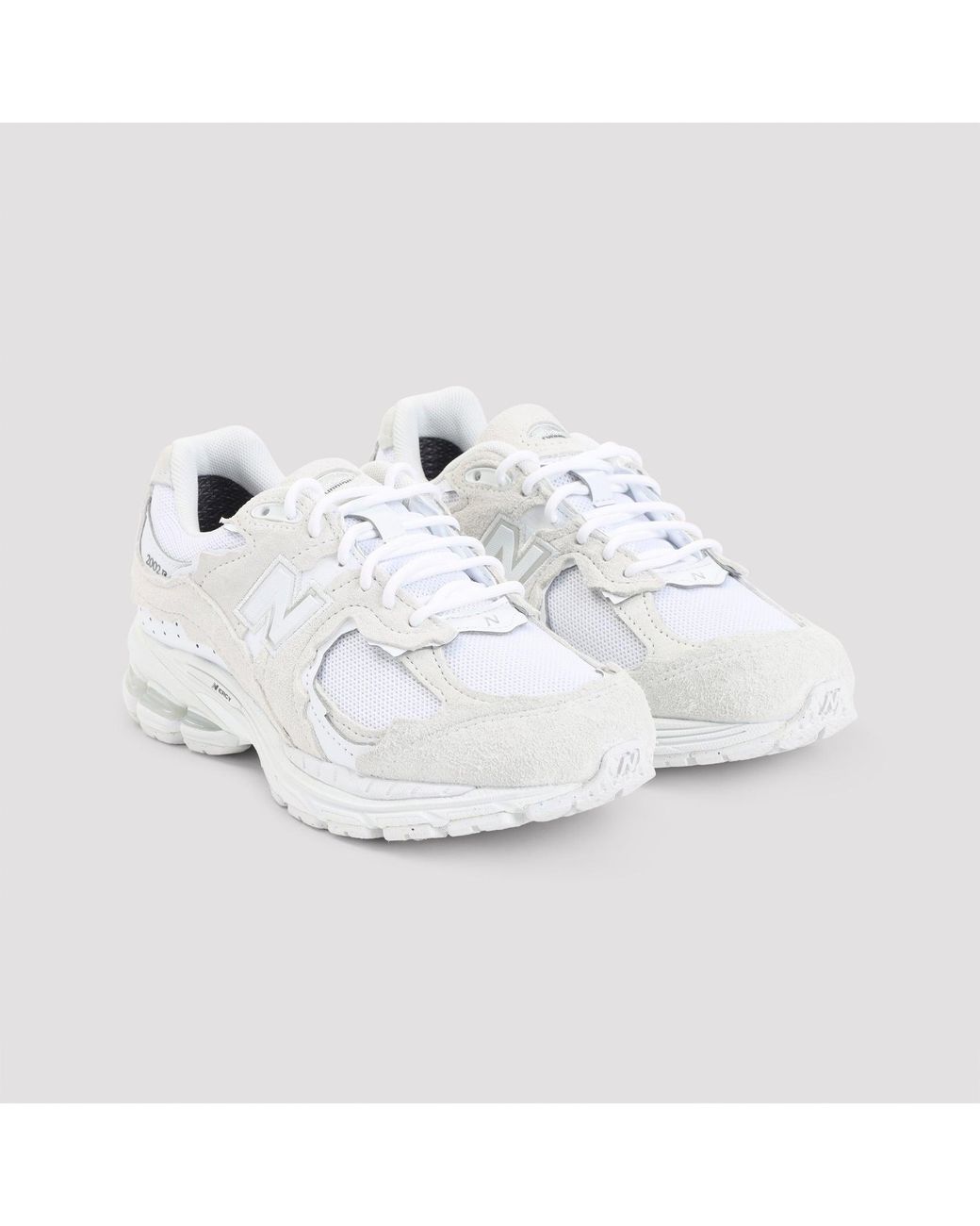 New Balance White Textile 2002 Sneakers