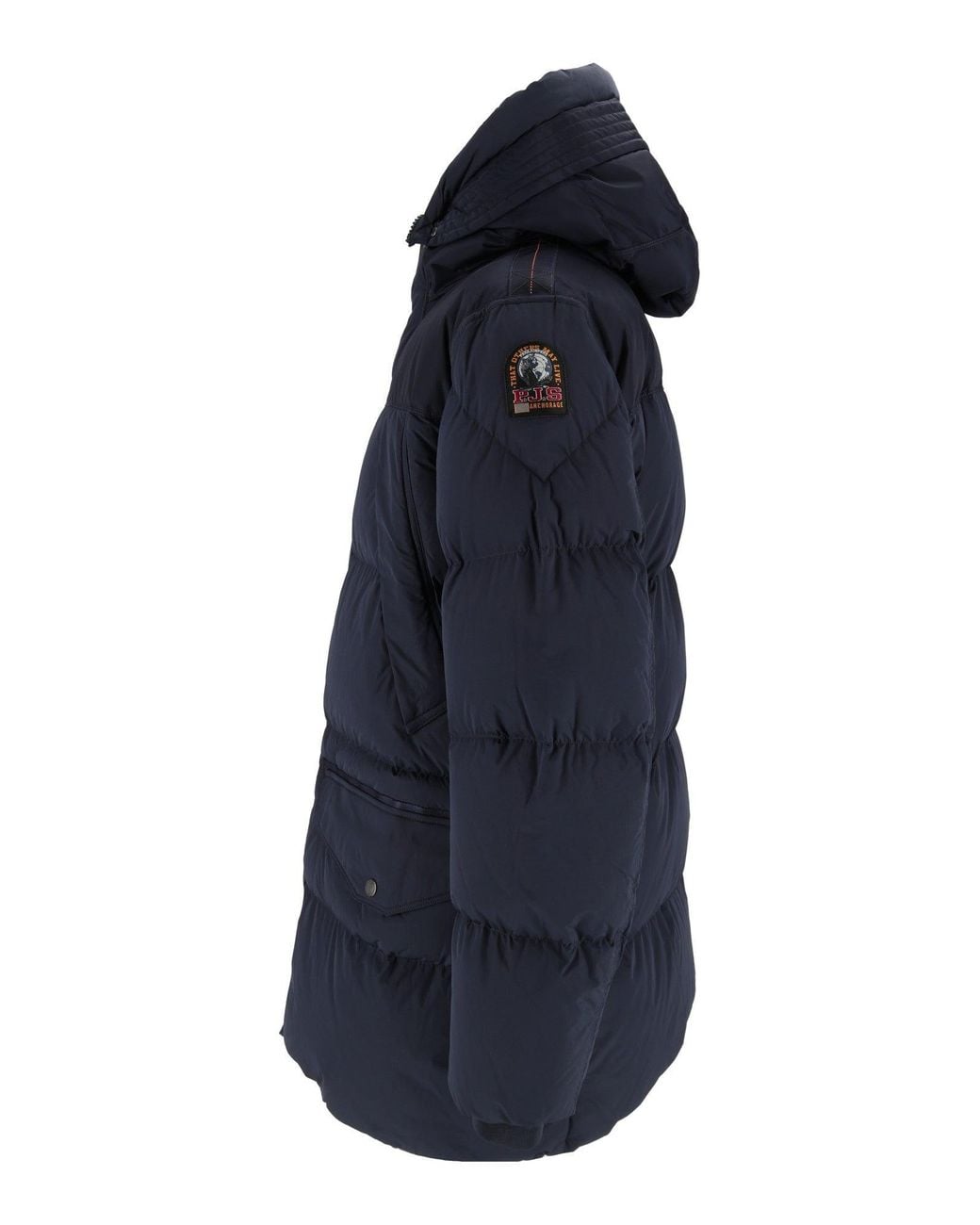 Parajumpers Blue Harraseeket 2.0 Hooded Down Parka