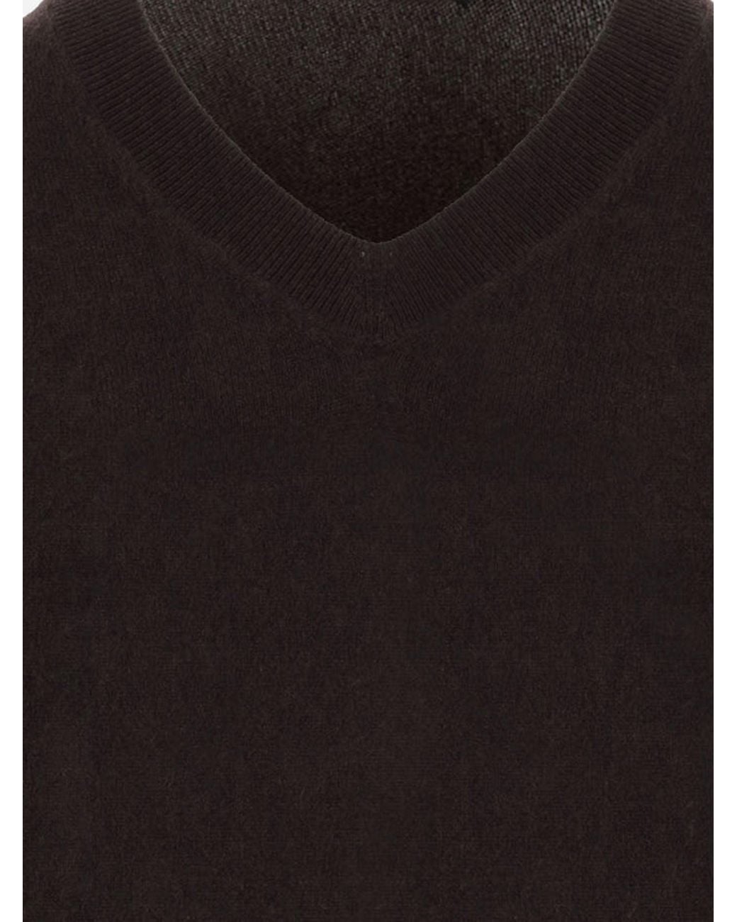 Allude Black Cashmere Sweater