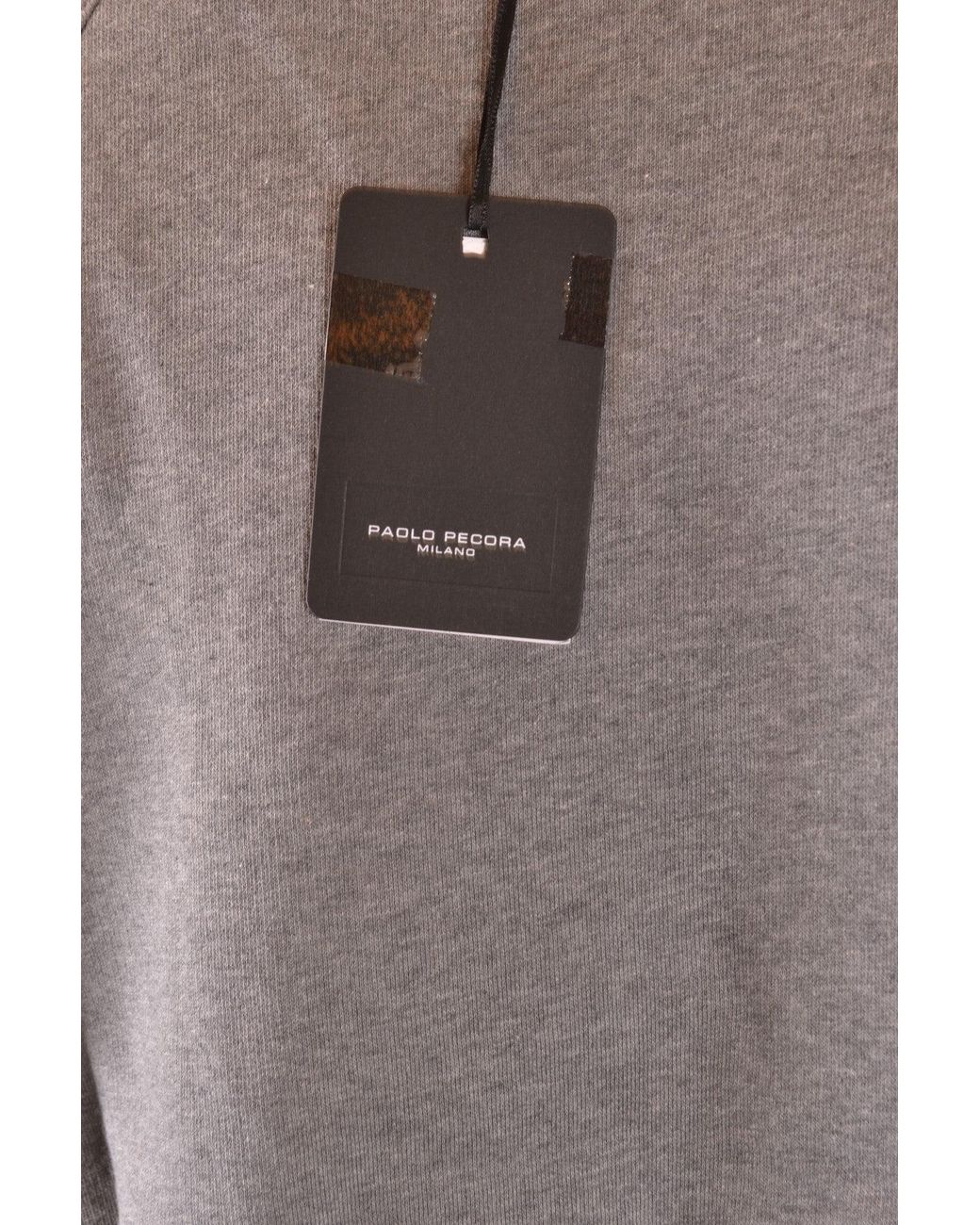 Paolo Pecora Gray Sweatshirt for men