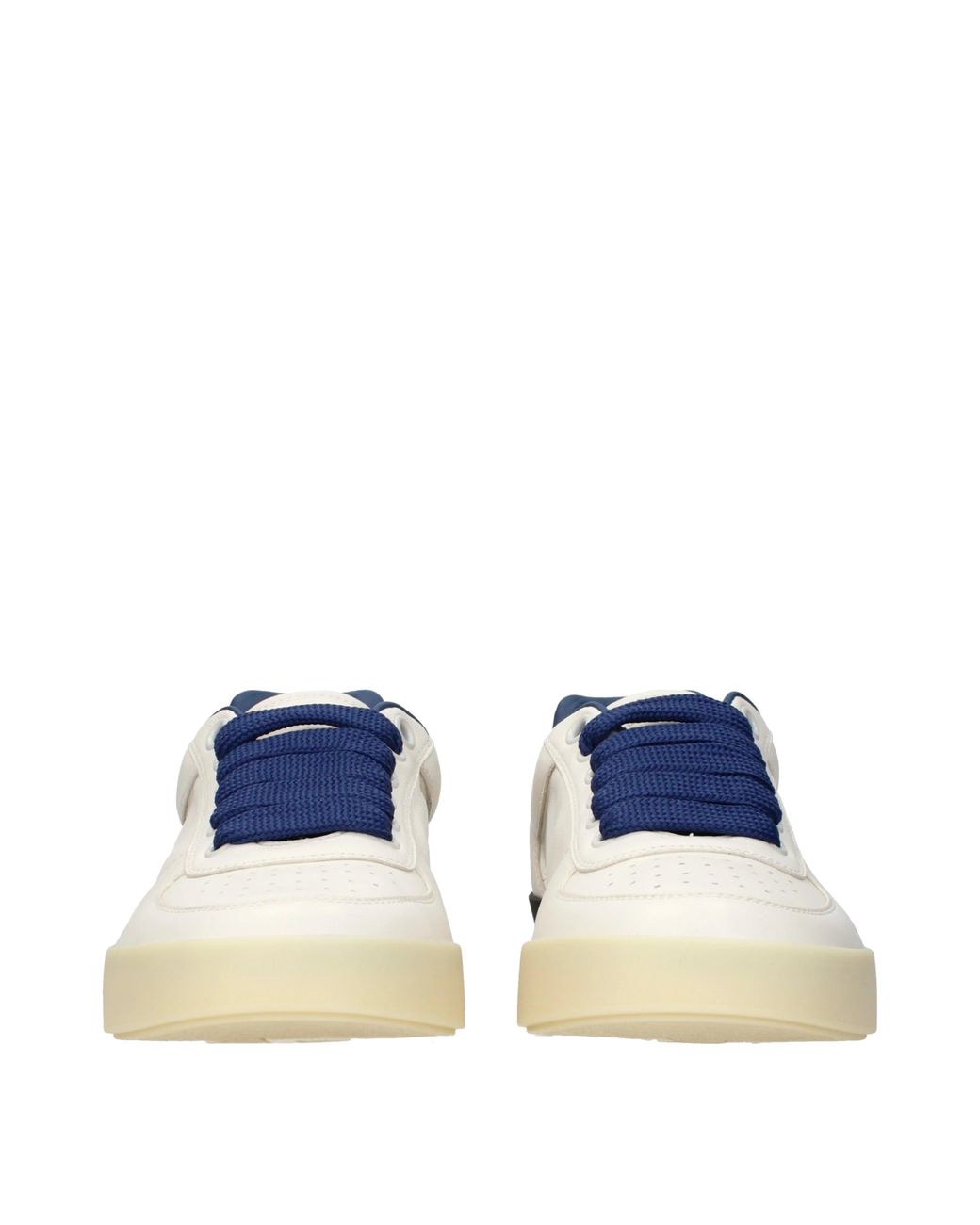 Dolce & Gabbana Blue Portofino Sneakers Leather/Denim