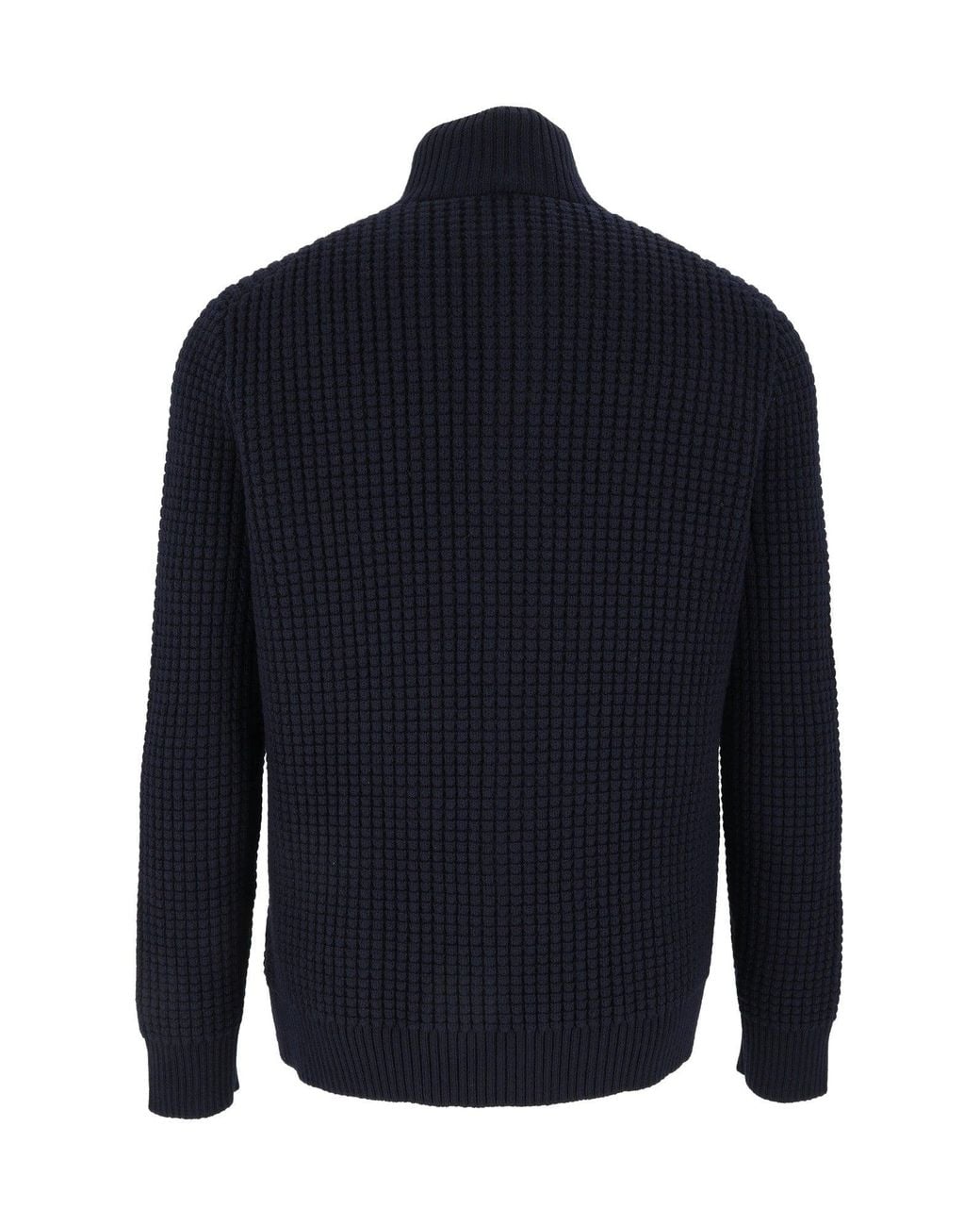 Fay Blue Chunky Knit Toggle Cardigan