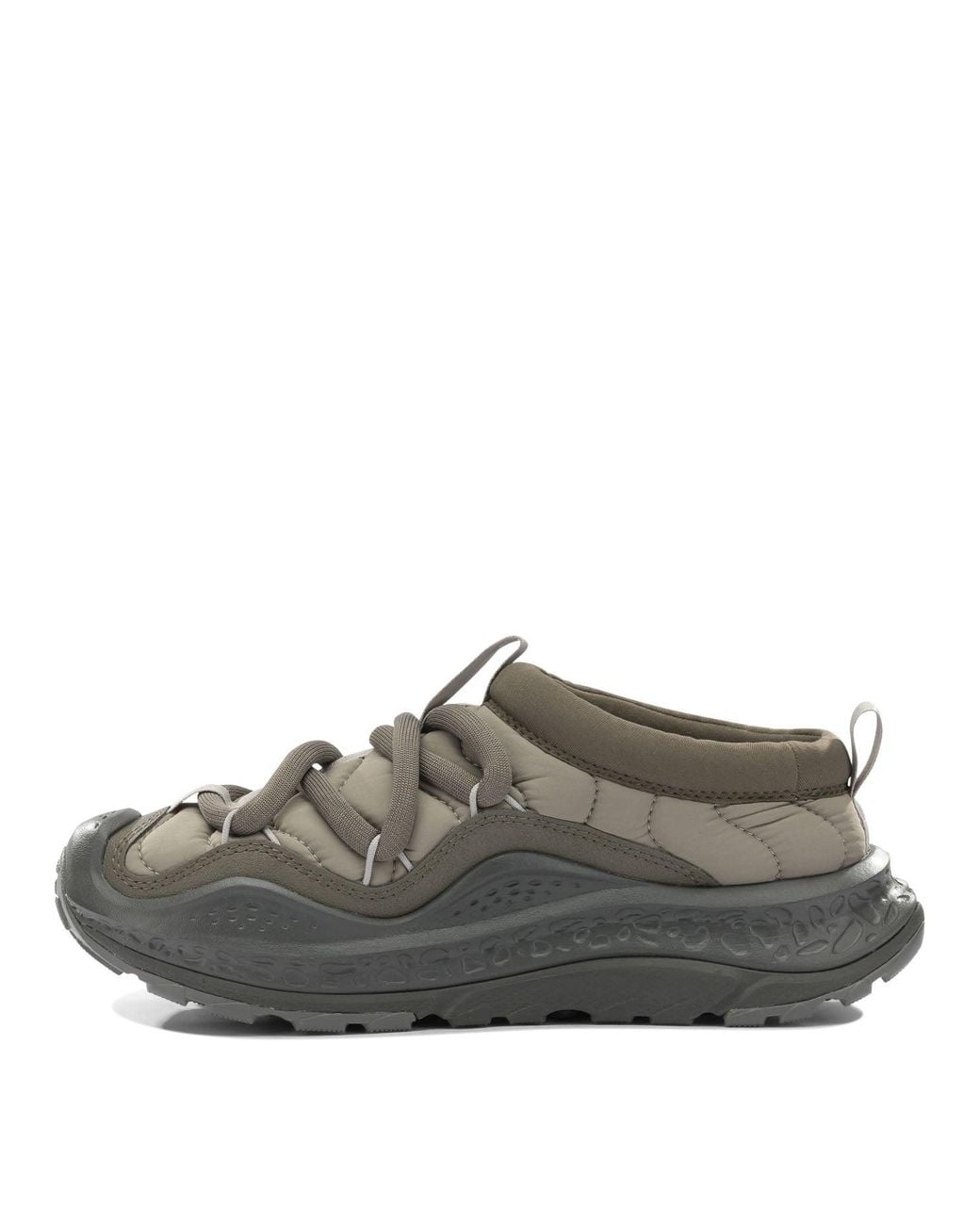 Hoka One One Gray Fabric Sneakers for men