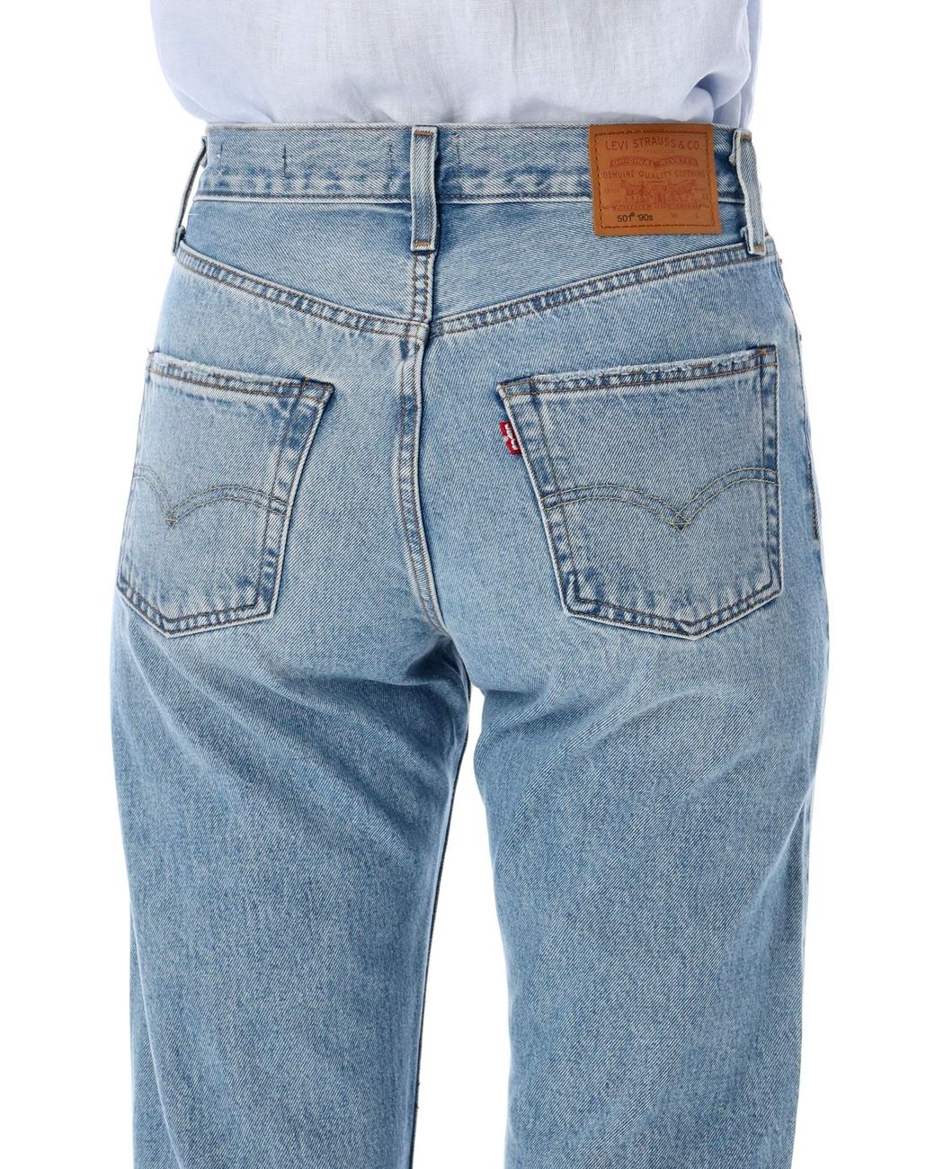 Jeans 501 De De Algodón Levi's de color Blue