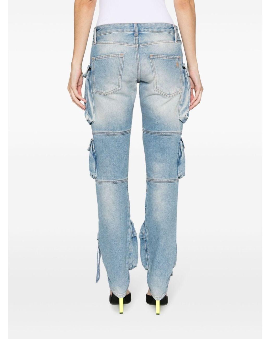 The Attico Blue Essie Long Pants Denim