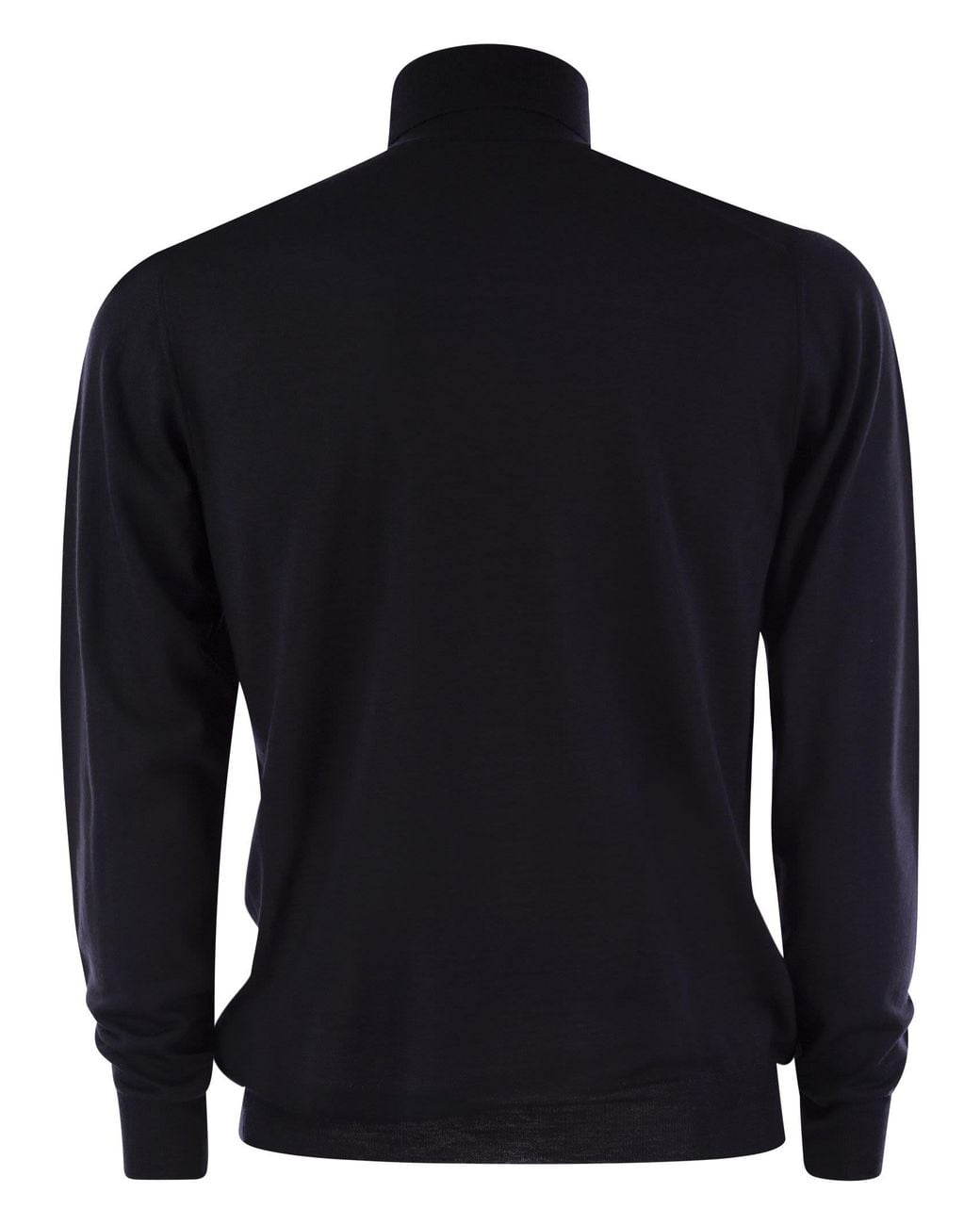 Fedeli Blue Turtleneck Sweater for men