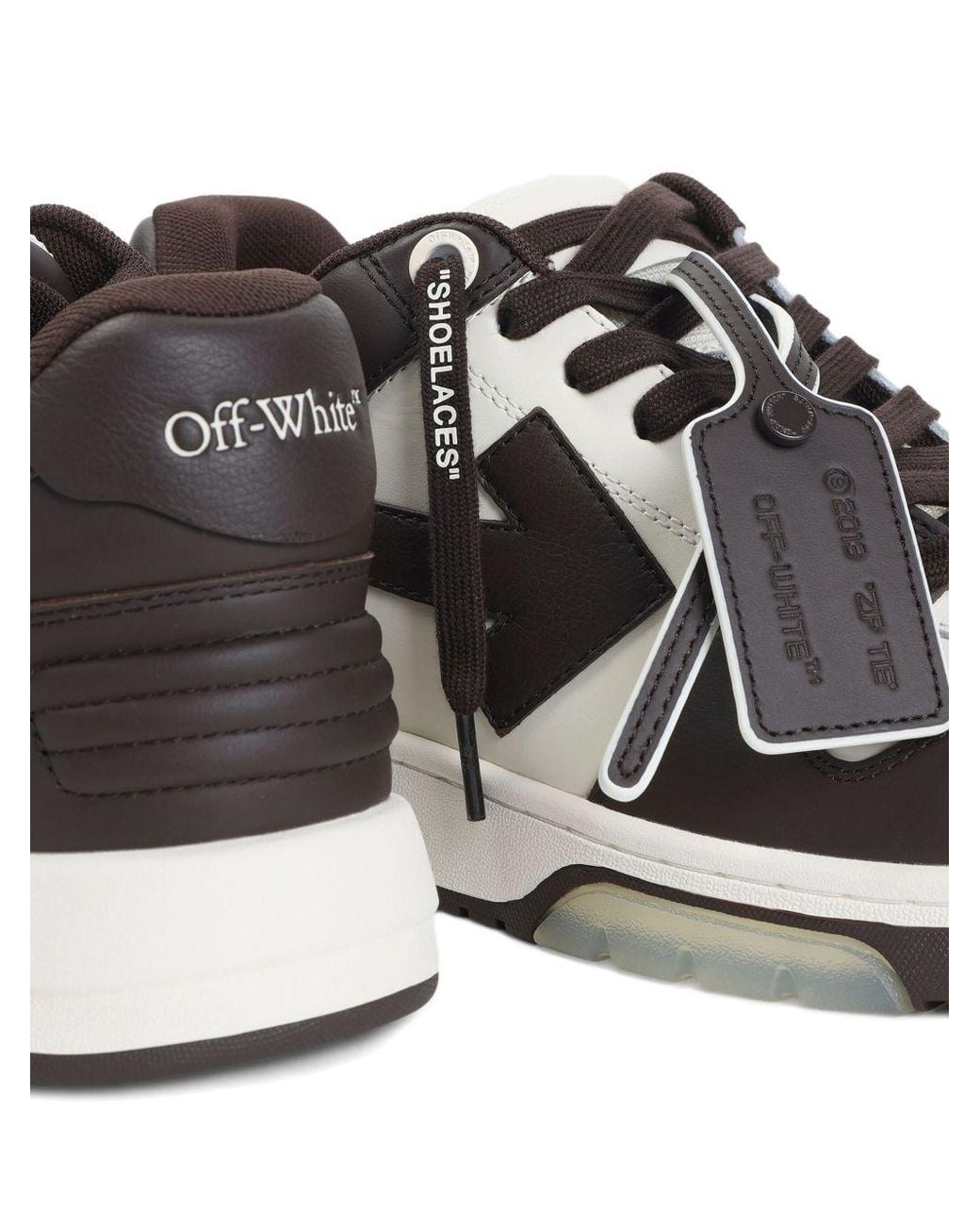 Off-White c/o Virgil Abloh Brown Chocolate And Out Of Office Sneakers for men