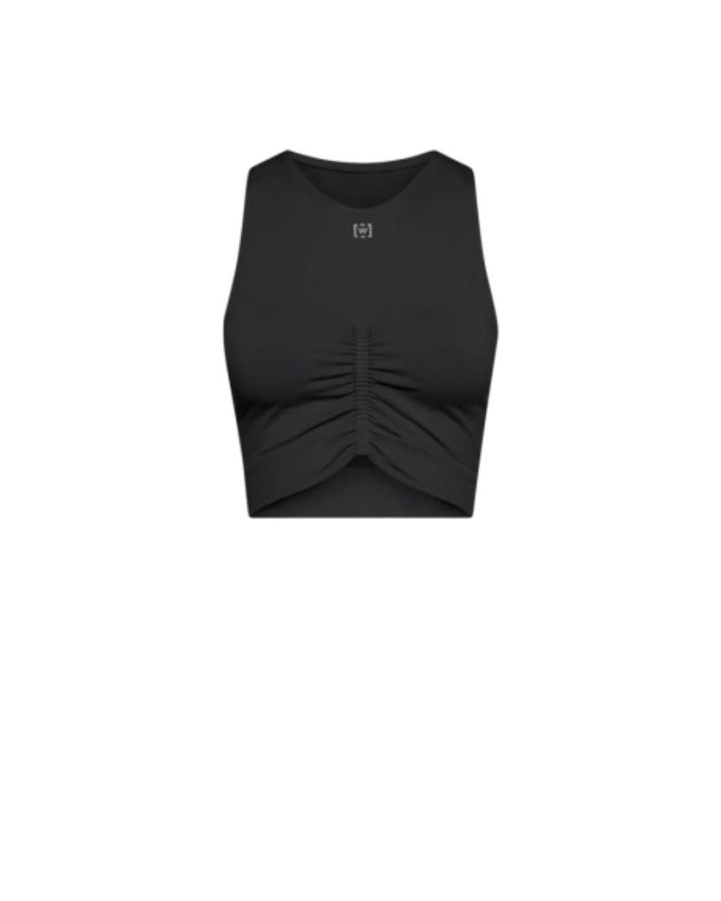 Wolford Black Ruched-Detailing Performance Top