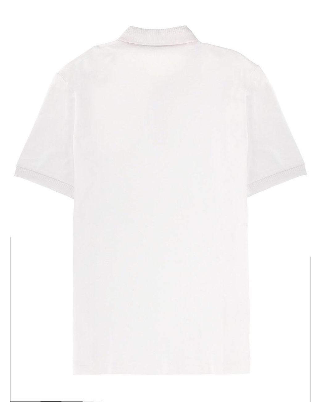 HUGO White Polo Con Patch Logo