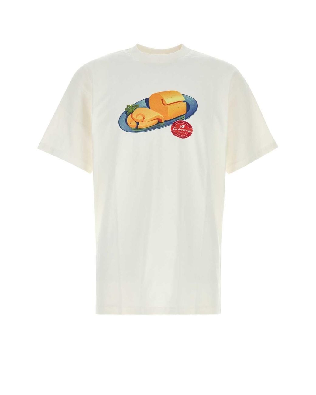 Carhartt White Cotton/Fromage T Shirt