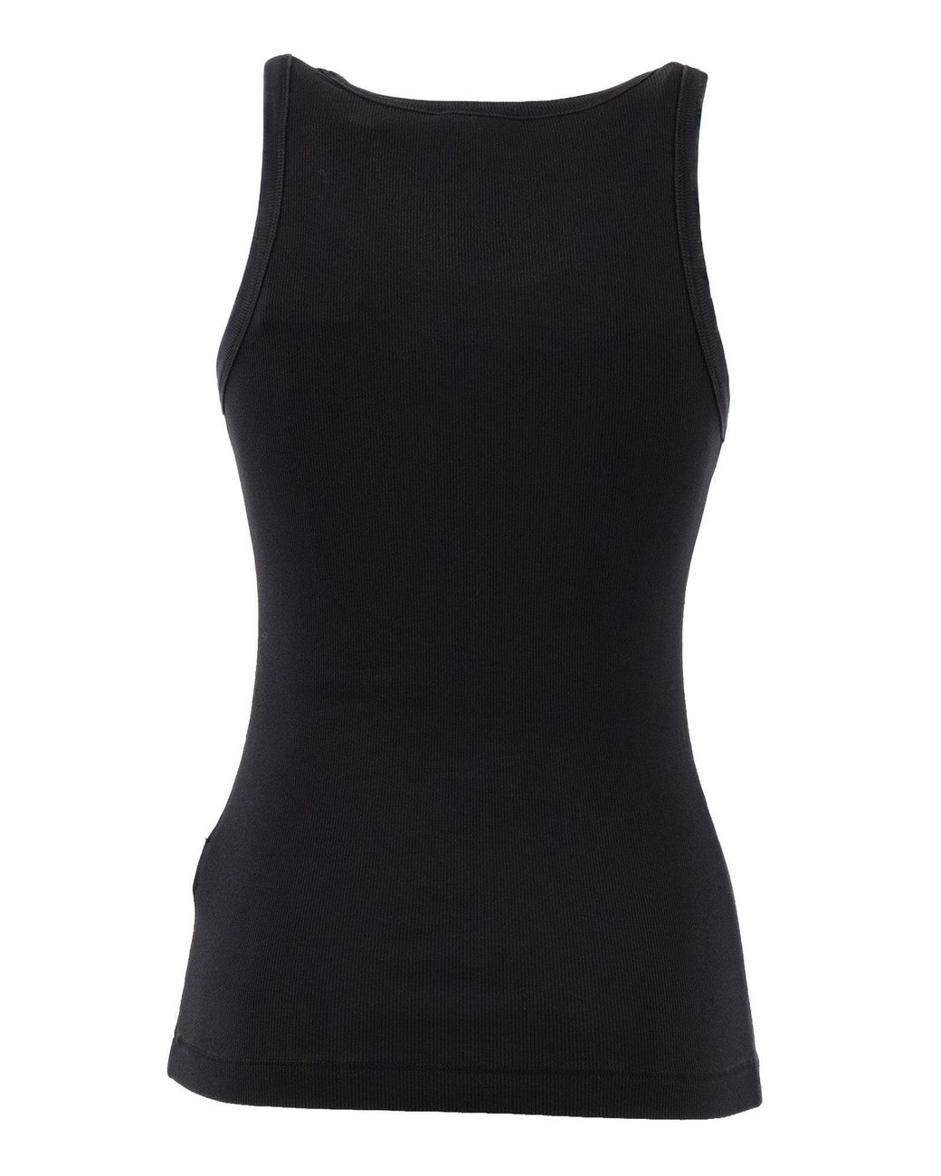 DIESEL Black Jersey Tops