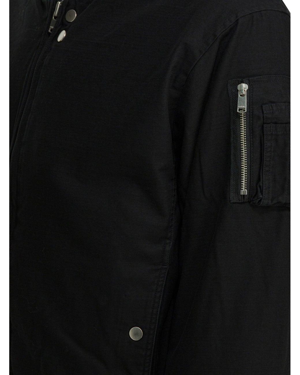 Nonnative 'trooper Puff'-bomberjack in het Black