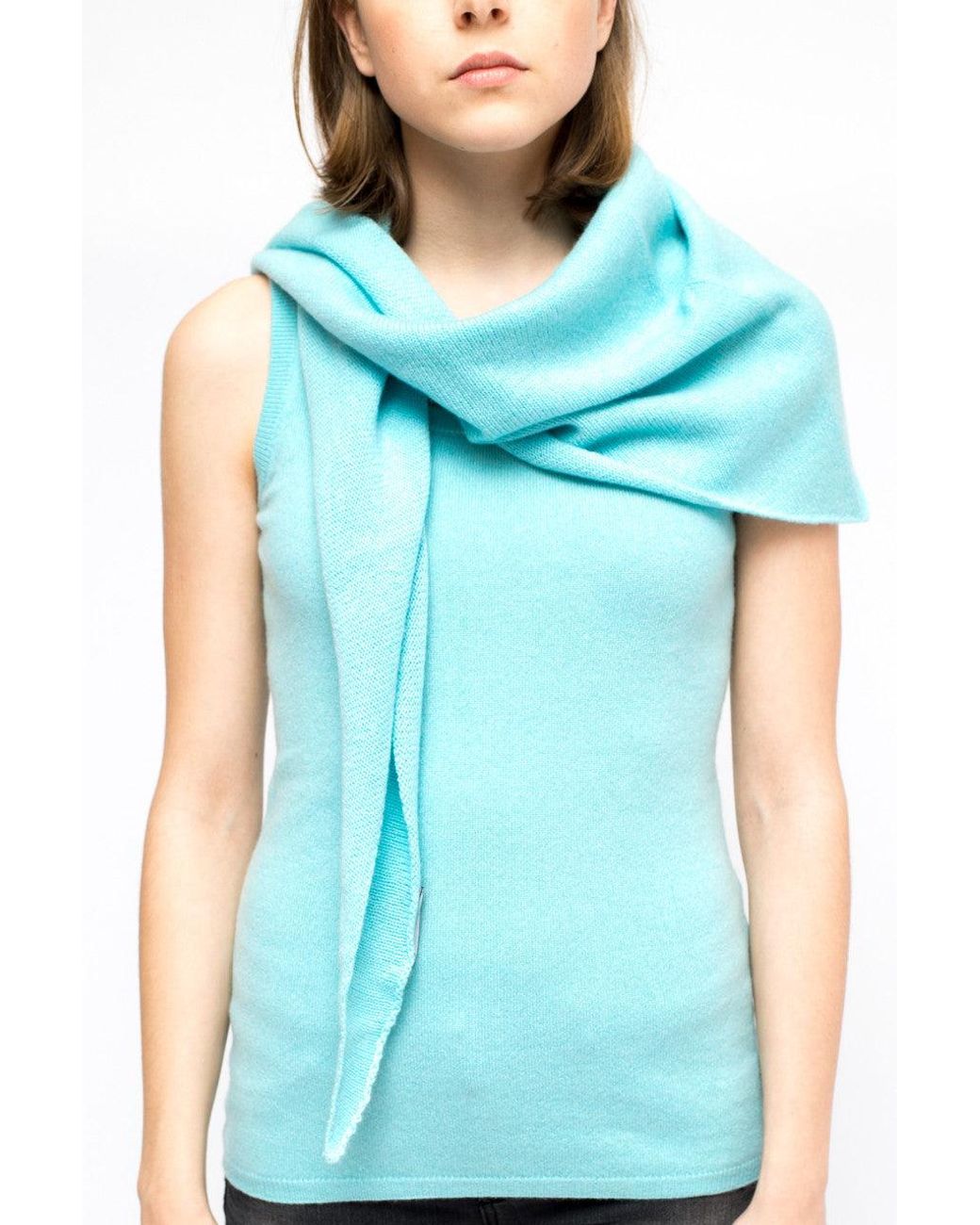 LA ROSE Blue Kefia Cashmere