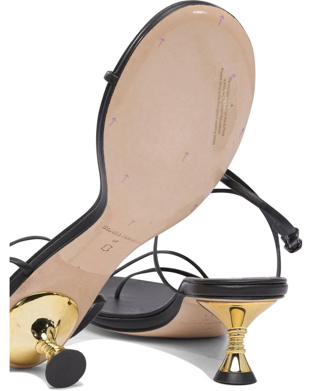 STUDIO AMELIA Black Sandalen