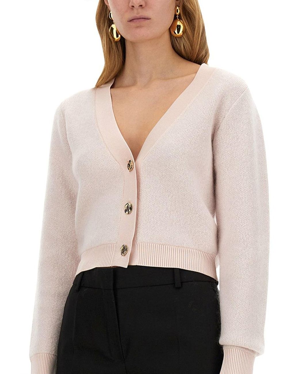 Nina Ricci White Mohair Cardigan