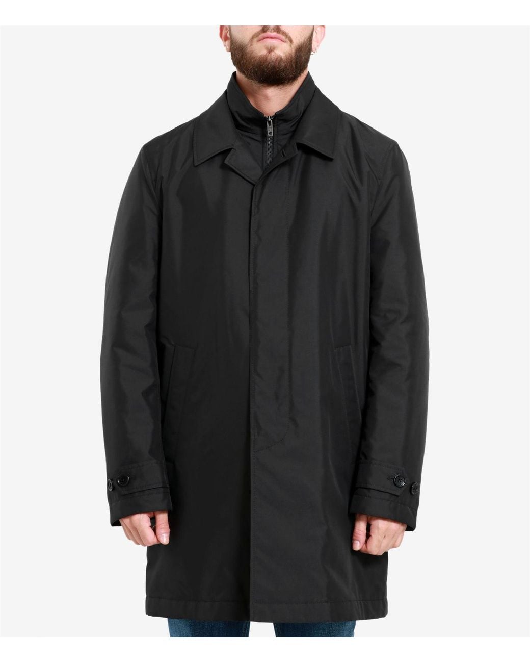Fay Black Coats for men