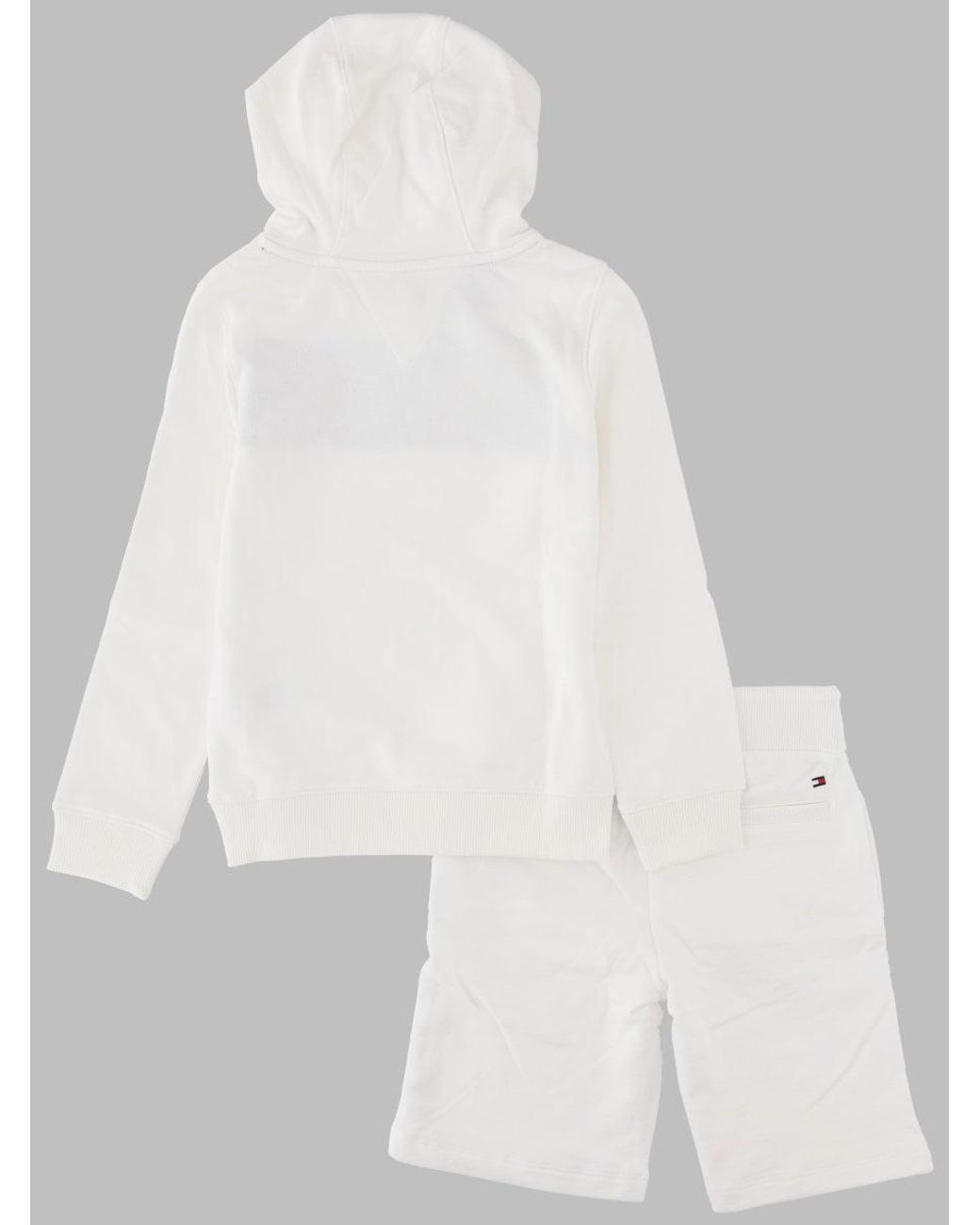 Tommy Hilfiger White Boys Essential Colorblock Organic Cotton Shorts