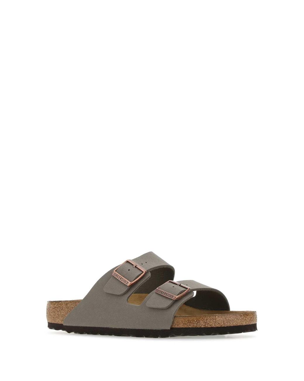 Birkenstock Brown Mud Leather Arizona Slippers