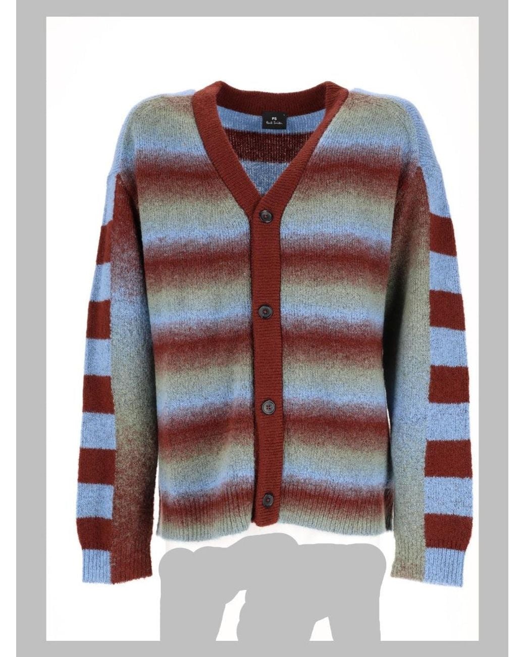 Paul Smith Red Wool-Blend Sweater for men