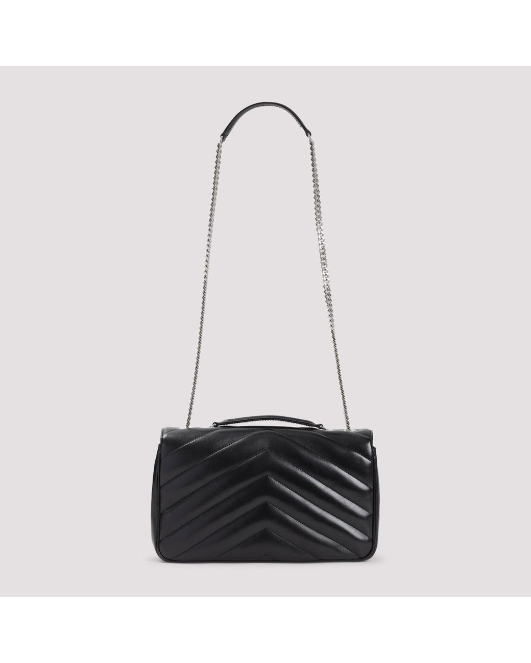 Saint Laurent White Loulou Handbag