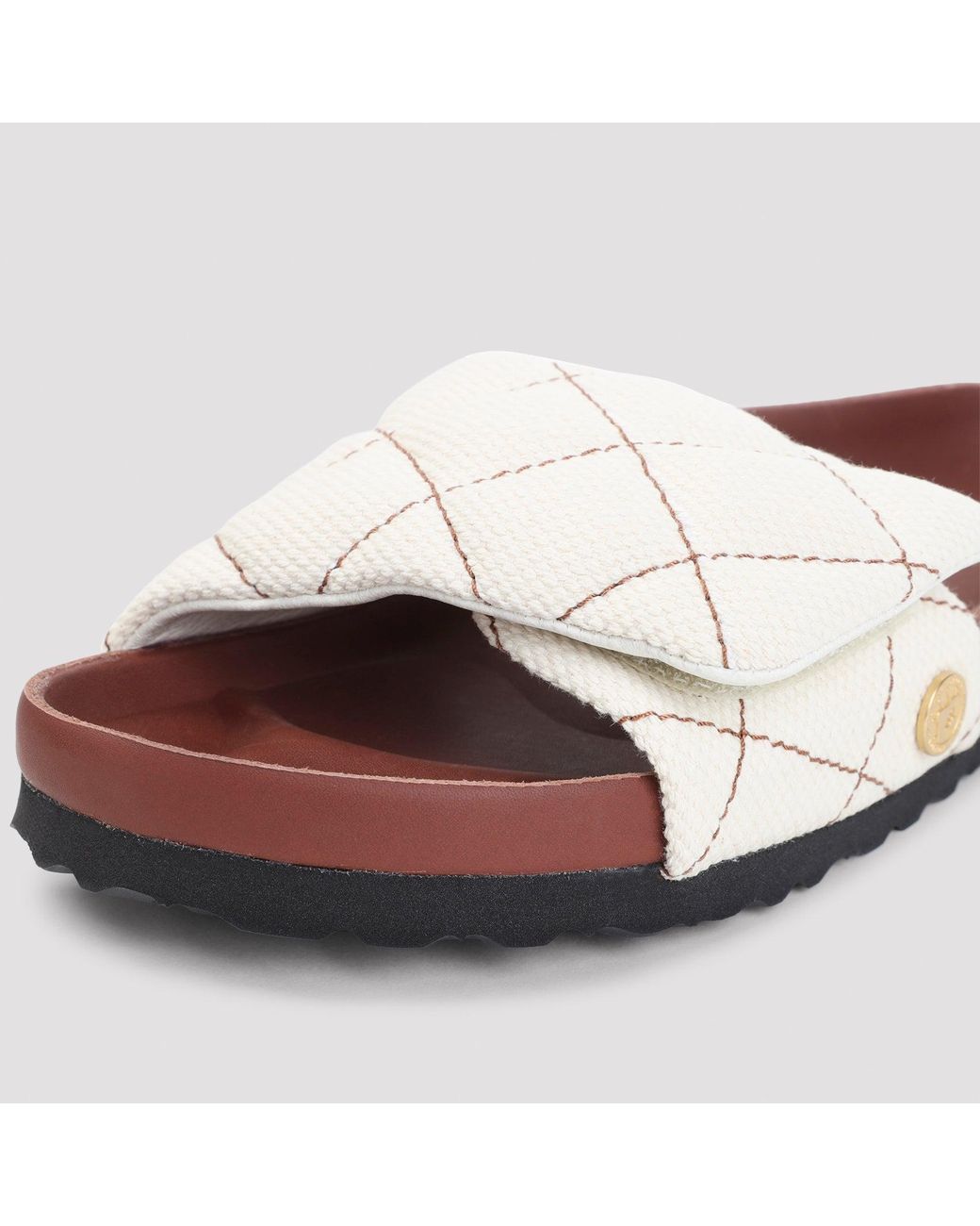 Birkenstock Brown Cork Footbed Sandals With Leather And Eva Sole