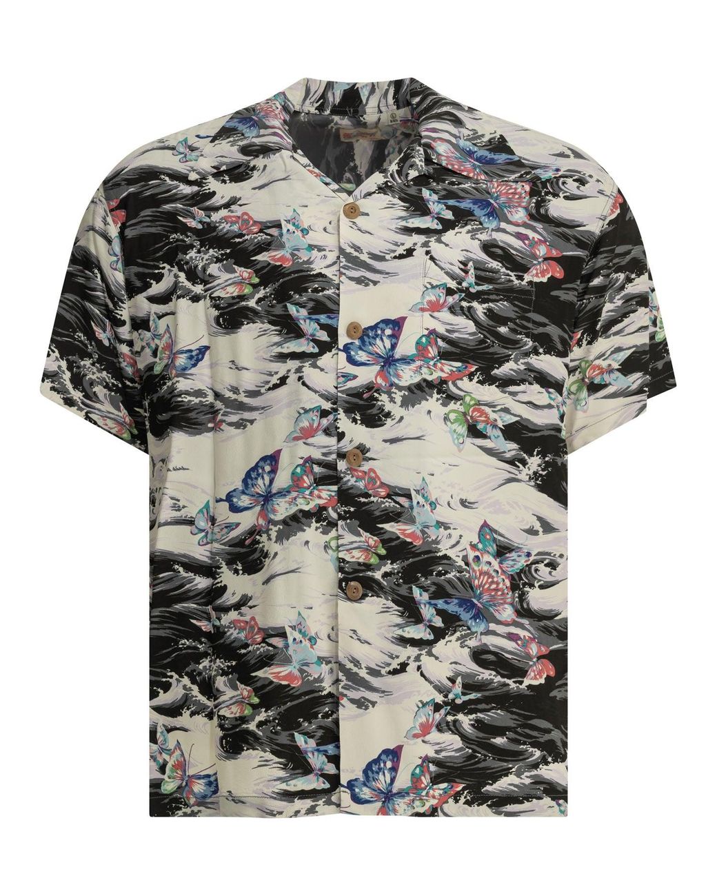 Sun Surf Casual Overhemd "butterfly Splash". in het Gray voor heren