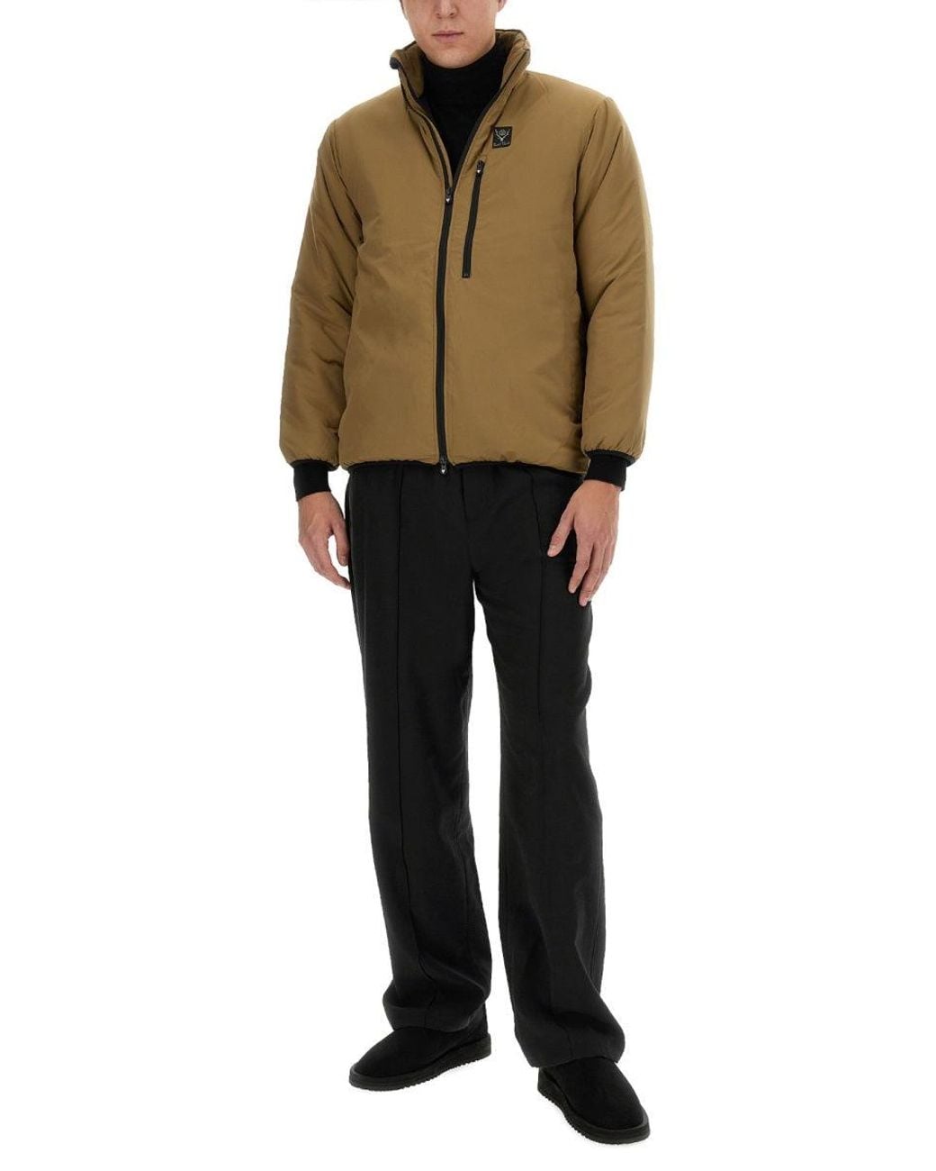 South2 West8 Natural Jacket With Logo