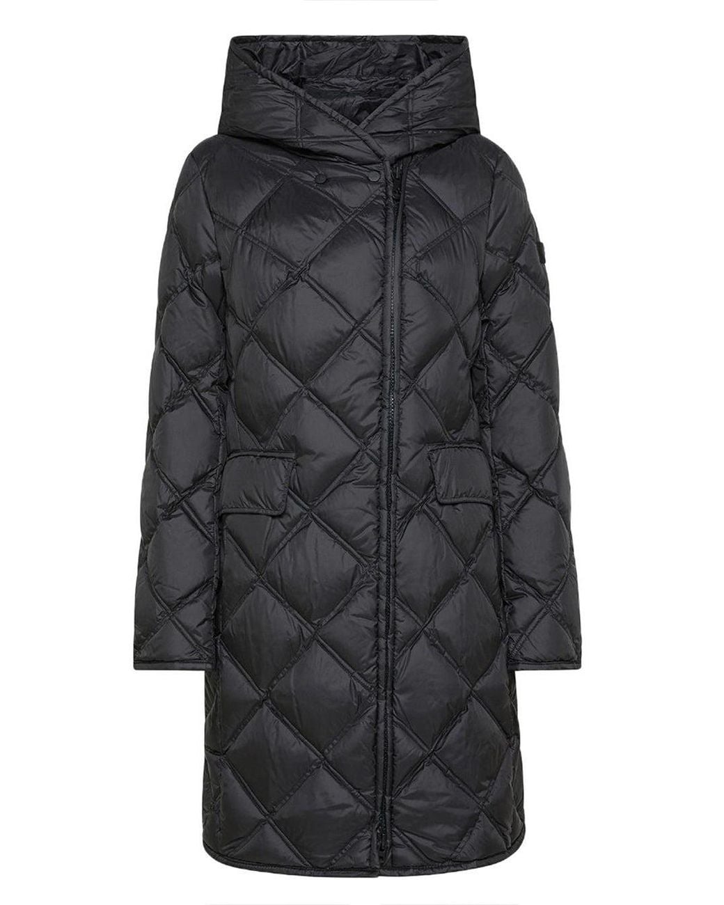 Peuterey Gray Technical Nylon Zip-Up Jacket