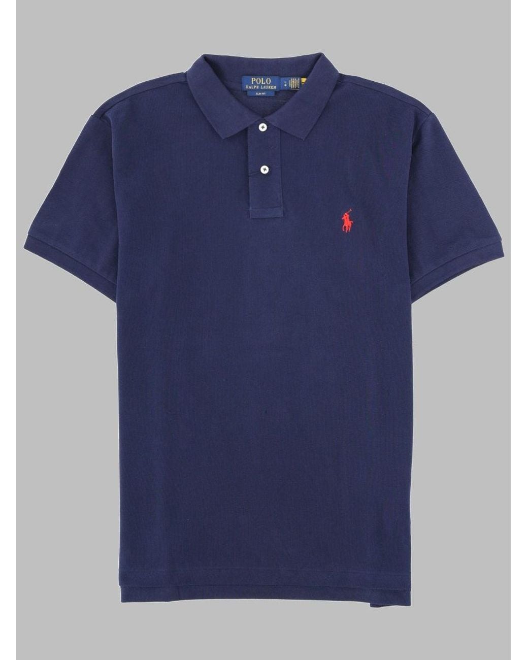 Polo Ralph Lauren Blue Polo Con Logo