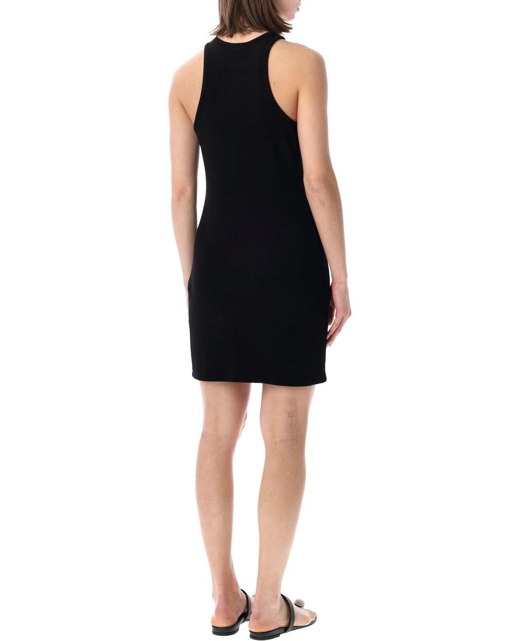 Anine Bing Black Cole Ribbed Mini Dress