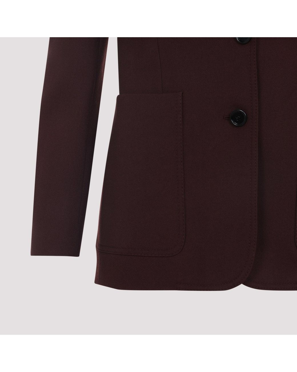 Chloé Purple Dark Wool Jacket